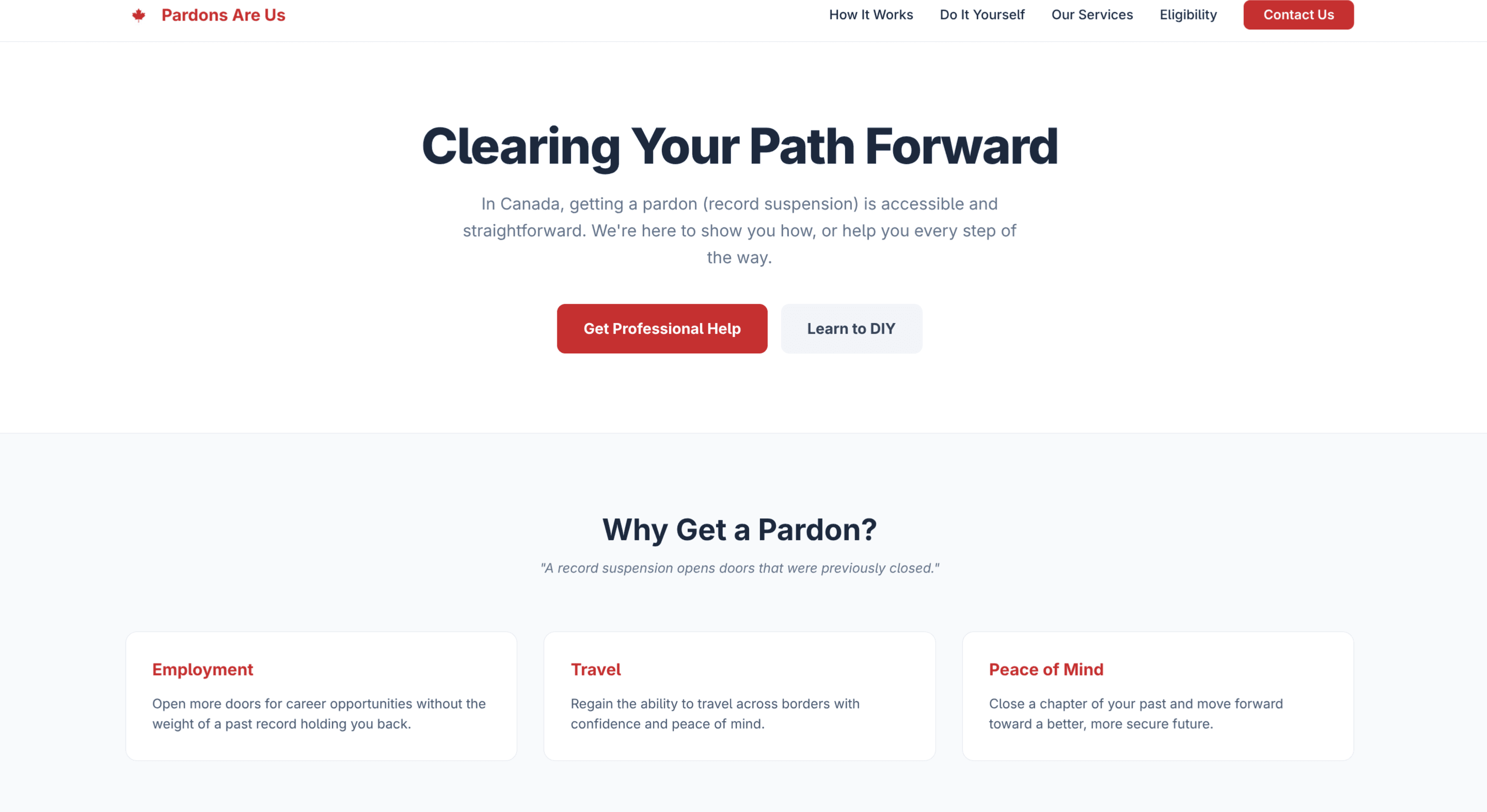 Pardons Are Us screenshot